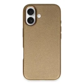 Joko Iphone 16 Wonder Deri Magsafe Kapak - Bronz