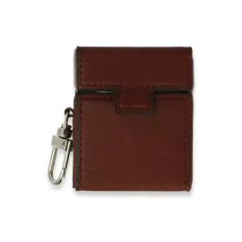 Newface Airpods 2 (2.nesil) Deri Kılıf - Bordo