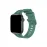 Newface Apple Watch 38mm KR408 Çizgili Silikon Kordon - Yeşil