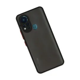 Newface İnfinix Hot 11S Kılıf Montreal Silikon Kapak - Siyah