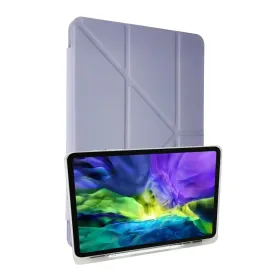 Newface iPad 10.2 (8.nesil) Kılıf Kalemlikli Mars Tablet Kılıfı - Lila