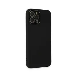 Newface Iphone 12 Pro Max Kılıf Lansman Glass Kapak - Siyah