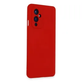 Newface One Plus 9 Kılıf Nano Içi Kadife Silikon - Kırmızı