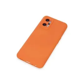Newface Realme 9I 4G Kılıf Nano Içi Kadife Silikon - Turuncu