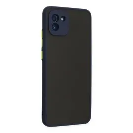 Newface Samsung Galaxy A03 Kılıf Montreal Silikon Kapak - Lacivert