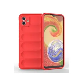 Newface Samsung Galaxy A04 Kılıf Optimum Silikon - Kırmızı