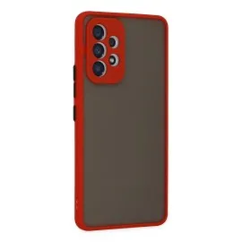 Newface Samsung Galaxy A23 4G Kılıf Montreal Silikon Kapak - Kırmızı