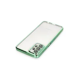 Newface Samsung Galaxy A23 4G Kılıf Razer Lensli Silikon - Yeşil