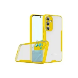 Newface Samsung Galaxy A24 4G Kılıf Platin Silikon - Sarı