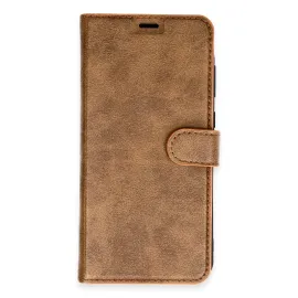 Newface Samsung Galaxy M15 Kılıf Trend S Plus Kapaklı Kılıf - Taba