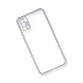 Newface Samsung Galaxy M31 Kılıf Miami Şeffaf Silikon - Lila