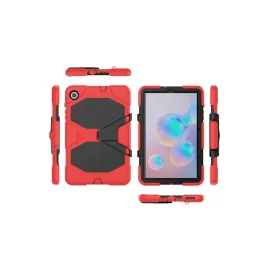 Newface Samsung Galaxy P610 Tab S6 Lite 10.4 Kılıf Griffin Tablet Kapak - Kırmızı