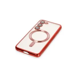 Newface Samsung Galaxy S23 Kılıf Kross Magneticsafe Kapak - Kırmızı