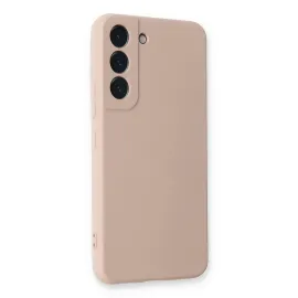 Newface Samsung Galaxy S23 Kılıf Nano Içi Kadife Silikon - Pudra