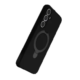 Newface Samsung Galaxy S24 FE Regal Magsafe Standlı Kapak - Siyah