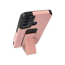 Newface Tecno Pova Neo Kılıf Mega Standlı Silikon - Pudra