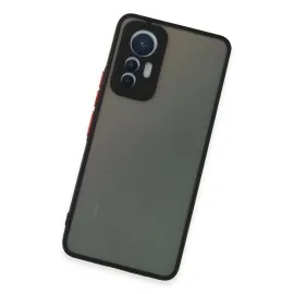 Newface Xiaomi Mi 12 Lite Kılıf Montreal Silikon Kapak - Siyah