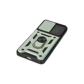 Newface Xiaomi Poco X3 Gt Kılıf Pars Lens Yüzüklü Silikon - Yeşil