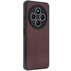 Newface Xiaomi Redmi 14C Kılıf Aras Deri Kapak - Bordo