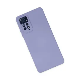 Newface Xiaomi Redmi Note 11 Pro Kılıf Nano Içi Kadife Silikon - Lila