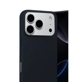 Newface Apple Iphone 17 Pro Max Nano Içi Kadife Silikon - Siyah