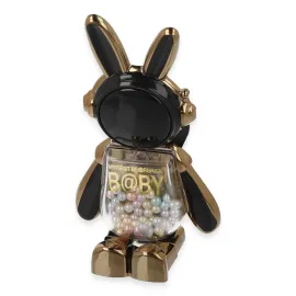 Newface Astro Stand Tavşan Astronot - Siyah