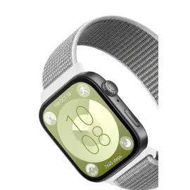 Newface Huawei Fit 4 Hasırlı Cırtcırtlı Kordon - Beyaz