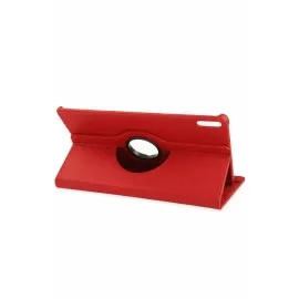 Newface Huawei Matepad 11 10.9 360 Tablet Deri Kılıf - Kırmızı