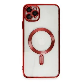 Newface Iphone 11 Pro Max Kılıf Kross Magneticsafe Kapak - Kırmızı