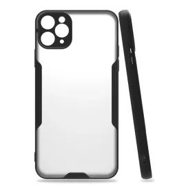 Newface Iphone 11 Pro Max Kılıf Platin Silikon - Siyah