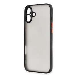 Newface Iphone 16 Plus Kılıf Montreal Silikon Kapak - Siyah
