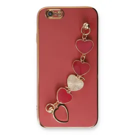 Newface Iphone 6 Kılıf Esila Silikon - Kırmızı