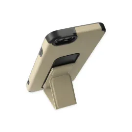 Newface Iphone 6 Kılıf Mega Standlı Silikon - Gold