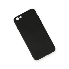 Newface Iphone 6 Plus Kılıf Nano Içi Kadife Silikon - Siyah