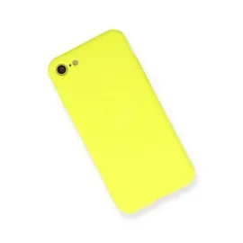 Newface Iphone 7 Kılıf Nano Içi Kadife Silikon - Sarı