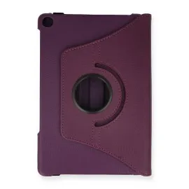 Newface Lenovo Tab M10 Tb328Fu Kılıf 360 Tablet Deri Kılıf - Mürdüm