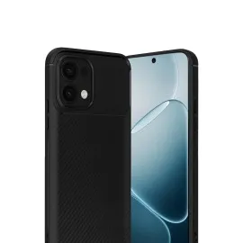 Newface Oppo A6 Pro 4G Auto Focus Karbon Kapak - Siyah