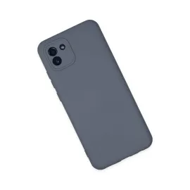 Newface Samsung Galaxy A03 Kılıf Nano Içi Kadife Silikon - Gri