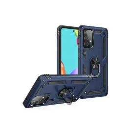 Newface Samsung Galaxy A33 5G Kılıf Sofya Yüzüklü Silikon Kapak - Lacivert