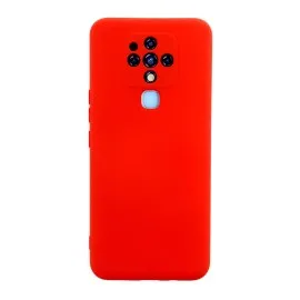 Newface Tecno Camon 16 Kılıf Nano Içi Kadife Silikon - Kırmızı