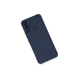 Newface Tecno Pova Neo Kılıf Nano Içi Kadife Silikon - Lacivert