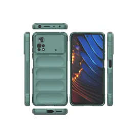 Newface Xiaomi Poco X4 Pro 5G Kılıf Optimum Silikon - Koyu Yeşil