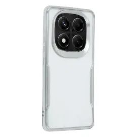 Newface Xiaomi Redmi Note 14 Pro 4G Kılıf Boyi Silikon Kapak - Gümüş