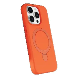 Newface Apple Iphone 14 Pro Max Regal Magsafe Standlı Kapak - Turuncu