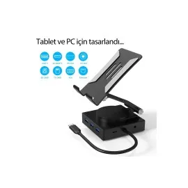 Newface Dönüştürücü 10In1 Hub 116 - Gri