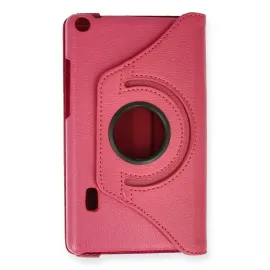 Newface Huawei MediaPad T3 7 Kılıf 360 Tablet Deri Kılıf - Pembe