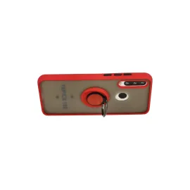 Newface Huawei Y6P Kılıf Montreal Yüzüklü Silikon Kapak - Kırmızı