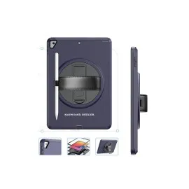 Newface Ipad 10.2 (7.nesil) Kılıf Hand Strap Tablet Kılıfı - Lacivert