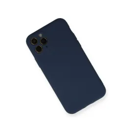 Newface Iphone 11 Pro Kılıf Nano Içi Kadife Silikon - Lacivert