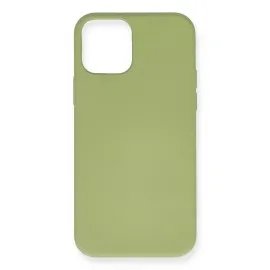 Newface Iphone 12 Mini Kılıf Nano Içi Kadife Silikon - Yeşil